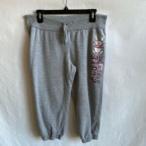 It’s Happy Bunny gray sweatpants, size L (11/13)